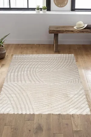 Réduction Tapis 'Cosy' demi arches crème